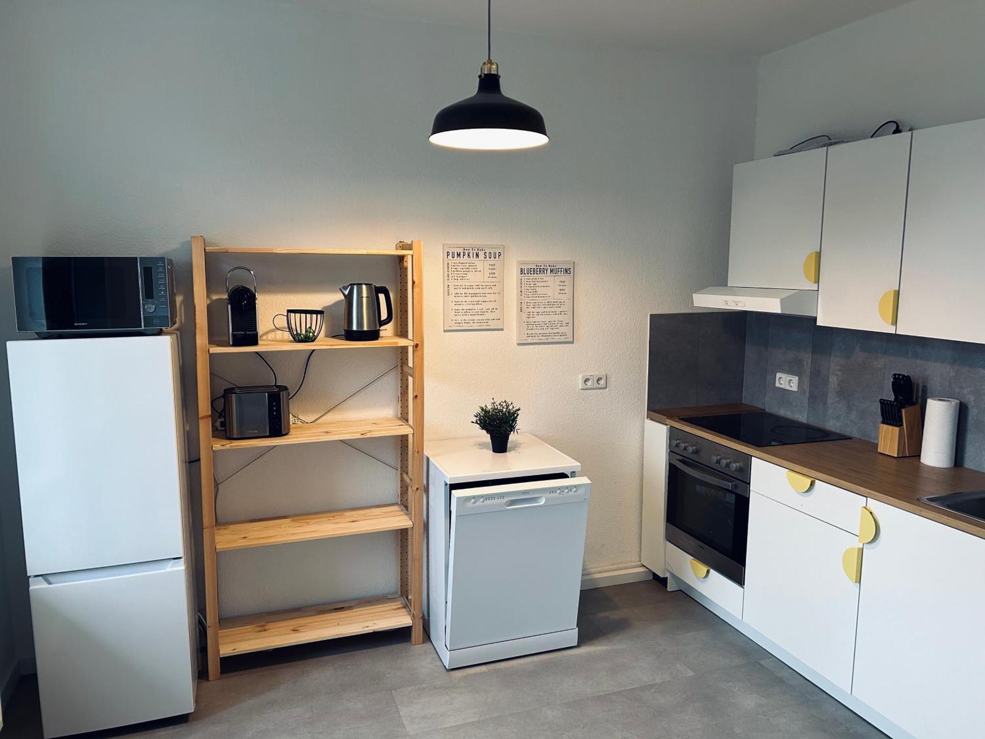 2 Schlafzimmer-Balkon-Kueche-Parkplatz-Designerbad Leipzig Exterior foto